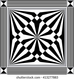 abstract geometric decorative background (texture, pattern). Suitable for textile, wallpaper, wrapping, tile, web. Vector illustration.
