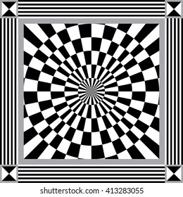 abstract geometric decorative background (texture, pattern). Suitable for textile, wallpaper, wrapping, tile, web. Vector illustration.