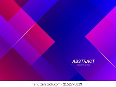 Abstract geometric decorative blue and purple color design colorful background vector