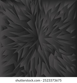 Abstract geometric deep black background Pro Vector