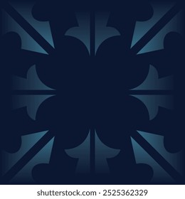 Abstrato geométrico fundo azul escuro escuro Pro Vetor