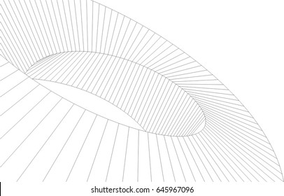 Abstract geometric design. 3d background