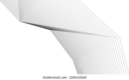 Abstract geometric design 3d illustration