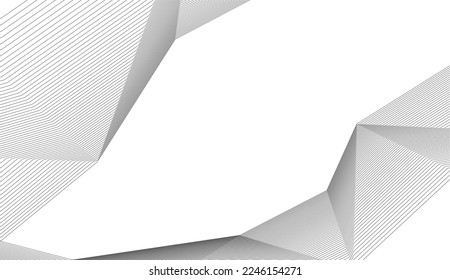 Abstract geometric design 3d illustration