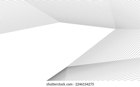 Abstract geometric design 3d illustration