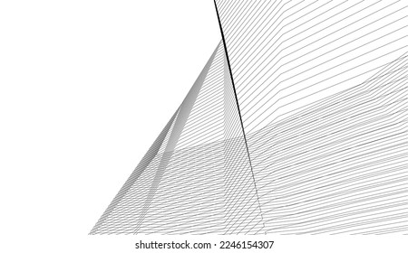 Resumen de diseño geométrico Ilustración 3d