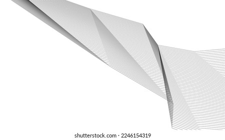 Resumen de diseño geométrico Ilustración 3d