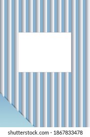 Abstract geometric design. A4 vector front page. Cover template for report, brochure, booklet etc.