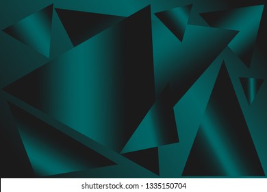 Abstract geometric design background, dark gray, black colors, grange style.