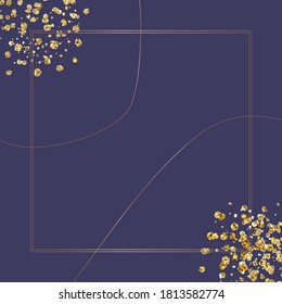Resumen del fondo de diseño geométrico con brillo de confeti. 