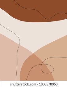 Resumen del fondo de diseño geométrico. Arte De Paredes Imprimible, Impresión Neutral De Arte De Mediano Siglo, Decoración De Boho