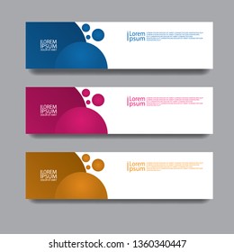 abstract geometric design banner web template. Banner background.modern template design
