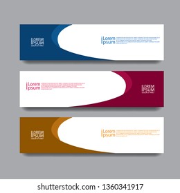 abstract geometric design banner web template. modern simple  template design