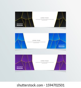 abstract geometric design banner web template and business background template.