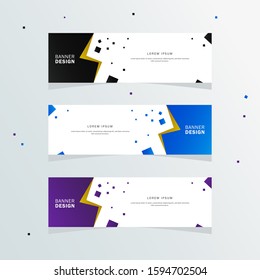 abstract geometric design banner web template and business background template.