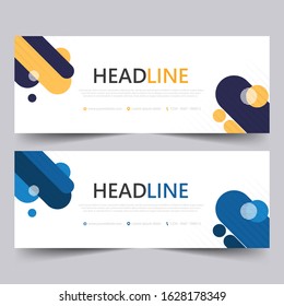 abstract geometric design banner web template. Modern design. Vector illustration