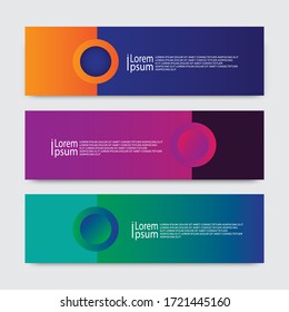 abstract geometric design banner web template. Banner background.modern template design