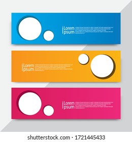 abstract geometric design banner web template. Banner background.modern template design paper cut