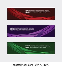 Resumen de la plantilla web de banner de diseño geométrico sobre fondo gris