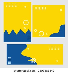 plantilla web de banner de diseño geométrico abstracto. Fondo del cartel.diseño moderno de plantillas 