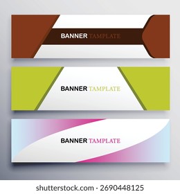 Abstract geometric design banner web template vector illustration