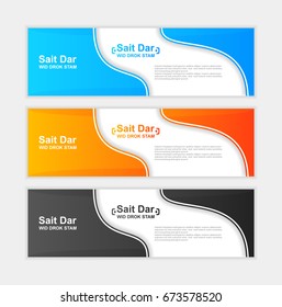 abstract geometric design banner web template.vector illustration