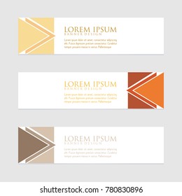 abstract geometric design banner web template vector illustration