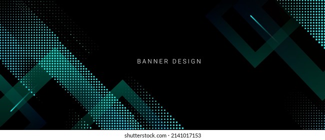 Abstract geometric design colorful pattern template banner design vector