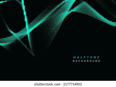 Abstract geometric design dynamic modern graphic background vector