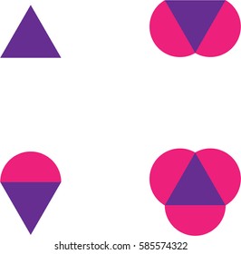 abstract geometric design element