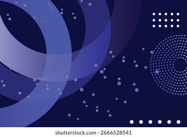 Abstractas diseño geométrico con círculos y patrones en vibrante paleta de colores