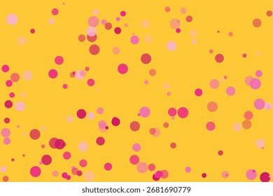 Abstract geometric design featuring circles of various sizes and colors
