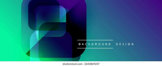 Abstractas diseño geométrico. Los colores degradados se mezclan, creando un efecto visual dinámico. Estilo moderno adecuado para fondos, presentaciones.
