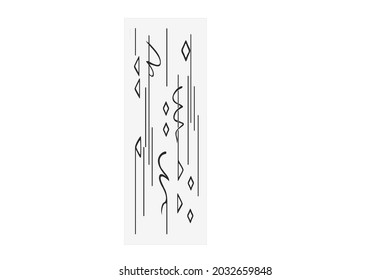 Abstract geometric design halftone template.Wall art, artwork.