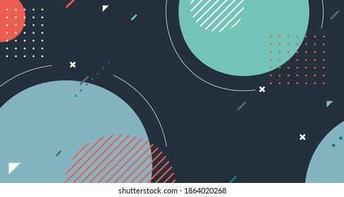 Abstract geometric design of minimal template artwork pattern element background. Decorate for poster, template, artwork, ad, print. illustration vector eps10