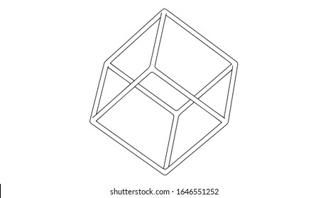 Abstract geometric design, modern pattern, vector illustration
