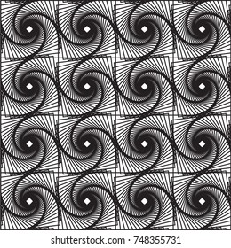 Abstract geometric design. Modern vector seamless texture.