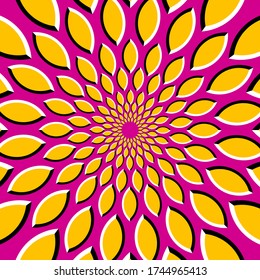 
Abstract and geometric design of moving image, optical illusion