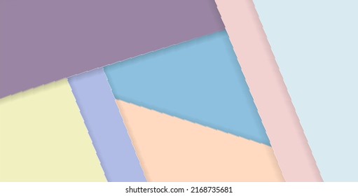 abstract geometric design in pastel color