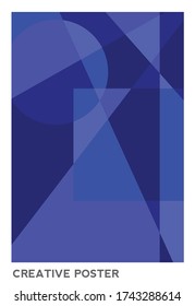 abstract geometric design pattern for poster art