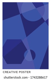 abstract geometric design pattern for poster art