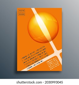 Abstract geometric design for poster, flyer, brochure cover, presentation template, typography, or other printing products. Vector illustration.