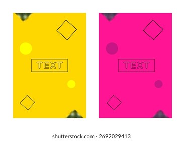 Abstract geometric design with red and grey elements, Business card template