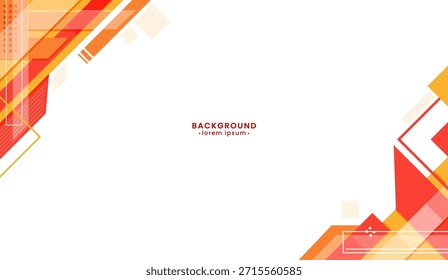 Abstractas diseño geométrico en tonos rojos y naranjas perfecto para fondos. Ideal para arte moderno, Diseño web, grabados y presentaciones.
