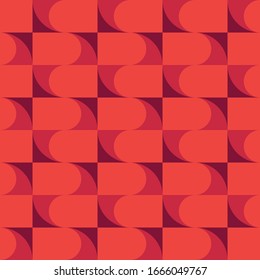Abstract geometric design. Repeated seamless pattern for textile, wallpaper, wrapping paper, prints, surface design, inlay, parquet, web background or another accent etc.