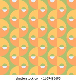Abstract geometric design. Repeated seamless pattern for textile, wallpaper, wrapping paper, prints, surface design, inlay, parquet, web background or another accent etc.