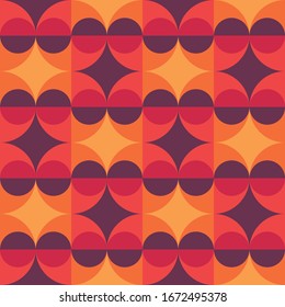 Abstract geometric design. Repeated seamless pattern for textile, wallpaper, wrapping paper, prints, surface design, inlay, parquet, web background or another accent etc.