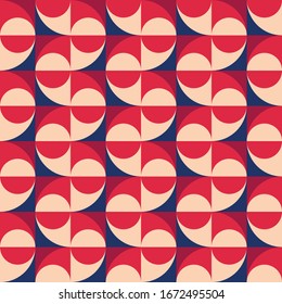 Abstract geometric design. Repeated seamless pattern for textile, wallpaper, wrapping paper, prints, surface design, inlay, parquet, web background or another accent etc.