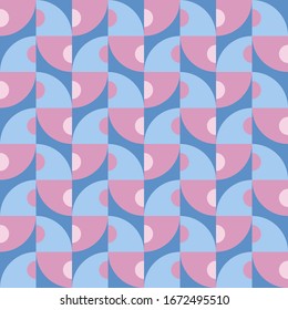 Abstract geometric design. Repeated seamless pattern for textile, wallpaper, wrapping paper, prints, surface design, inlay, parquet, web background or another accent etc.