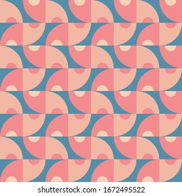 Abstract geometric design. Repeated seamless pattern for textile, wallpaper, wrapping paper, prints, surface design, inlay, parquet, web background or another accent etc.
